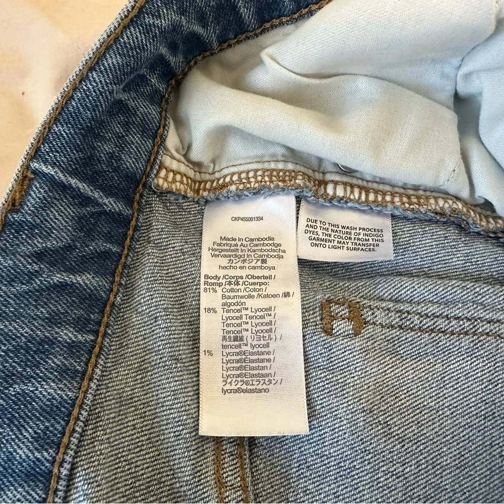 Madewell Women's Tall High Rise Slim Boy Jean Straight Leg Blue 29T - Picture 11 of 12
